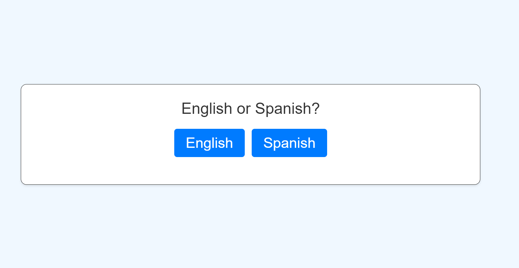 código «spanish»