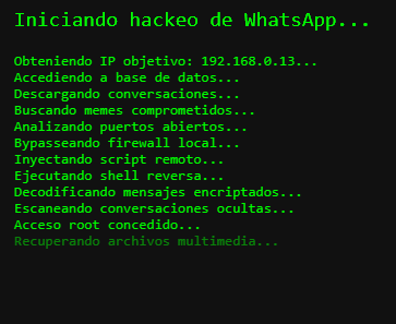 Código «Whatsapp»