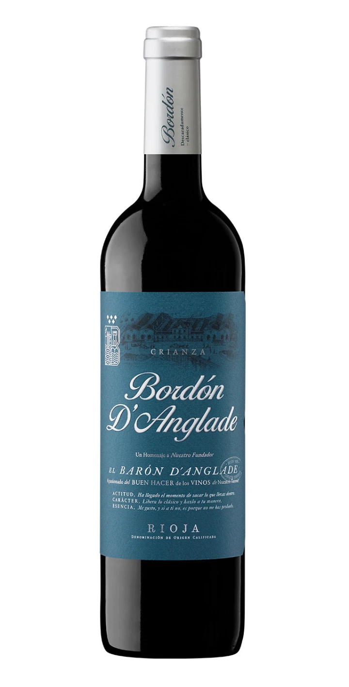 6 Botellas de Bordón D’anglade Crianza 2021 por 33.2€