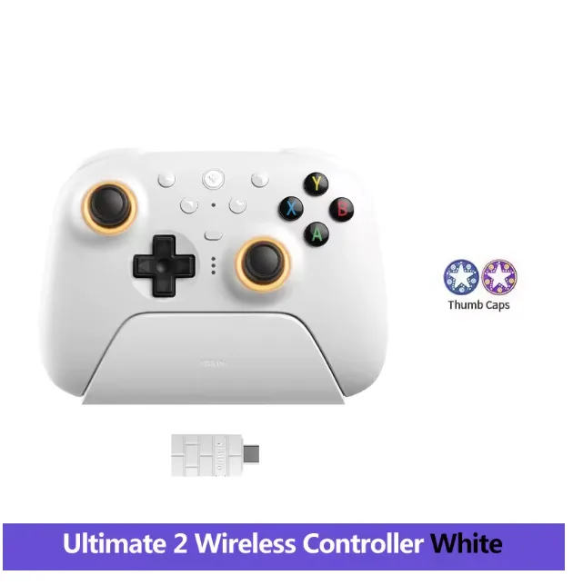 8BitDo Ultimate 2 Controlador Inalámbrico Bluetooth USB 24G Joysticks TMR Base Carga