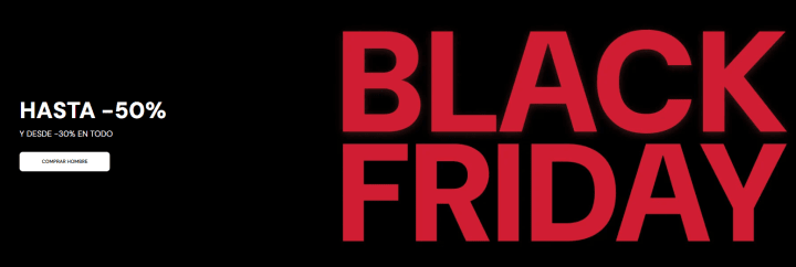 Black Friday hasta 50% + 15% EXTRA en tus compras en Springfield