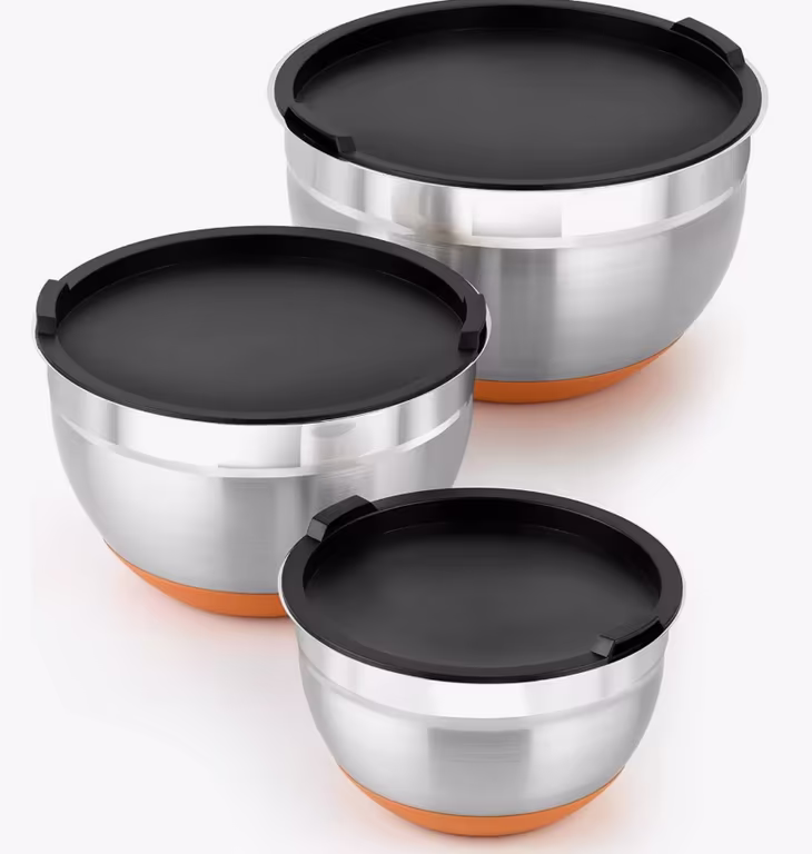 Bra – Set de 3x Boles Acero Inoxidable Efficient 12-16-20 cm