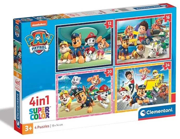 Clementoni – Puzzle Infantil 4 Puzzles en 1: Puzzles de 12, 16, 20 y 24 Piezas 4.79€