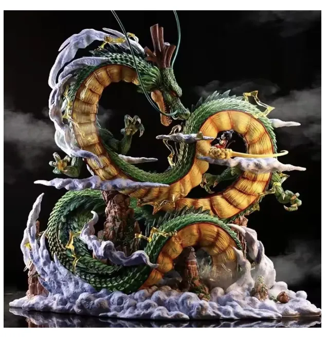 Figura Anime Dragon Ball Shenron Goku 24 cm Estatua PVC Colección por 10.42€