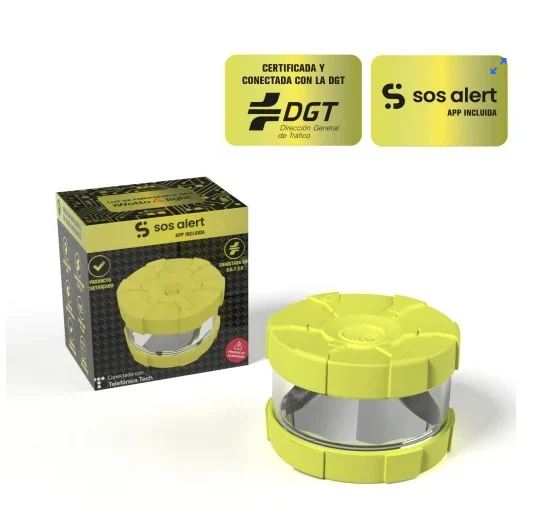 iWottolight Baliza V16 Homologada Geolocalización DGT 30 eSIM 360° por 29.99€