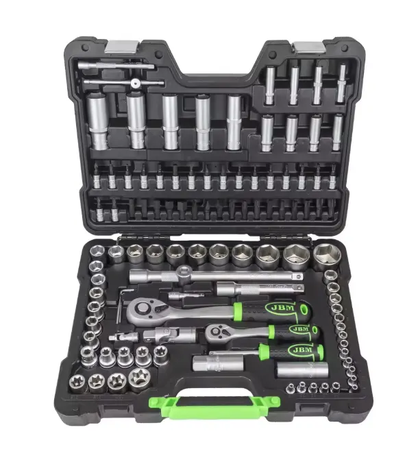 JBM 54037 Maletín Herramientas 108 Piezas Vasos Hexagonales Cincados por 48.25€