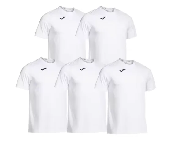 Joma Pack 5 Camisetas M/C Hombre 100052 Transpirable por 26.44€