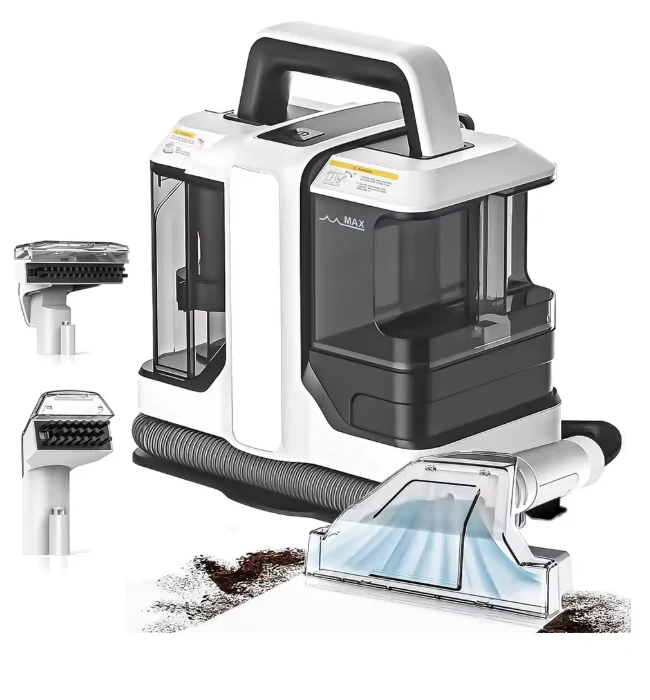 Limpiador Alfombras Portátil Tapicería Succión Pulverización 750W 15 KPa Coche Sofá