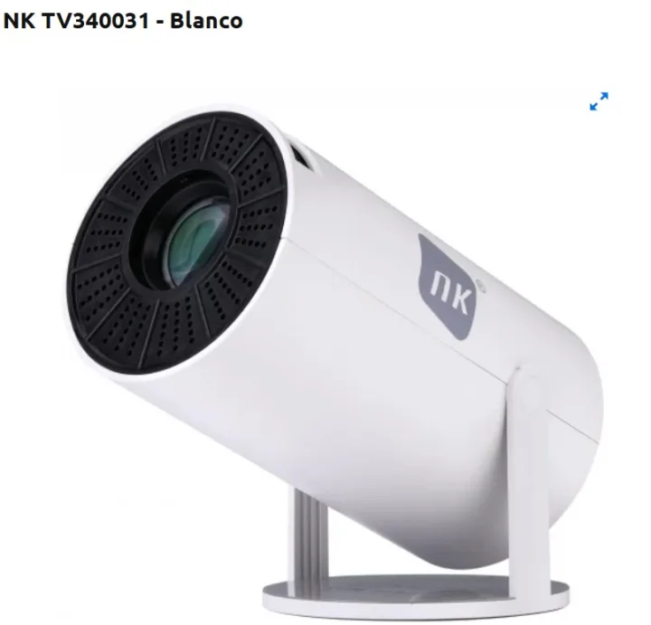 Mini Proyector NK TV340031 – Blanco por 39€