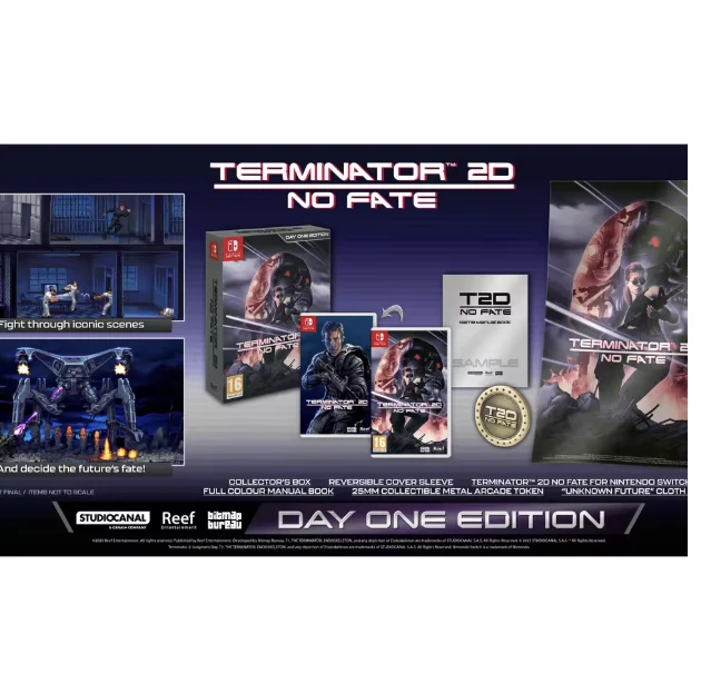 Terminator 2D NO FATE Day One Edition Switch Nuevo Precintado PAL España Meridiem