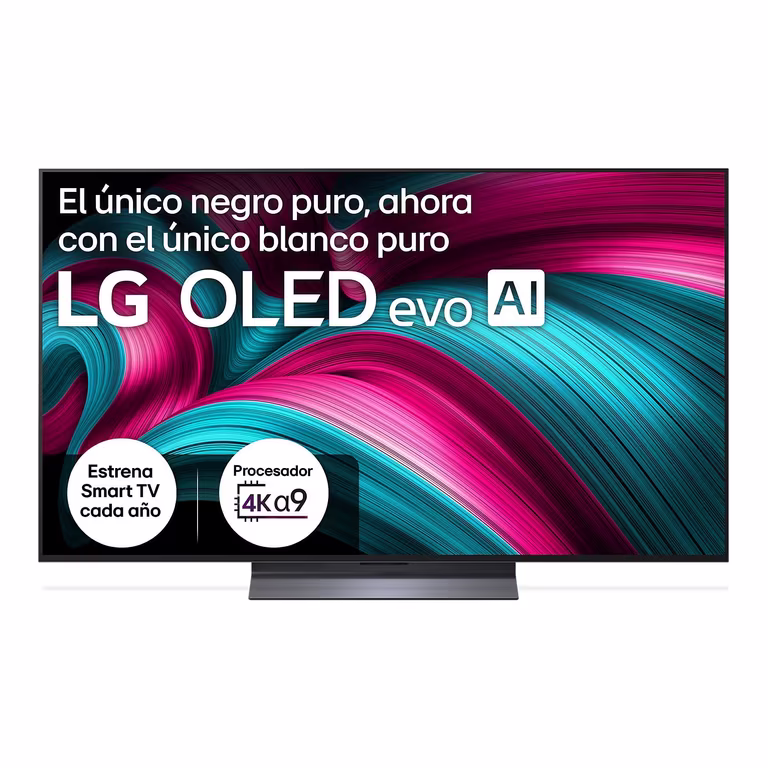 TV OLED 55″ Serie C5 LG OLED55C55LA, OLED 4K, Procesador Inteligente α9 AI Processor 4K Gen8, Smart TV, DVB-T2