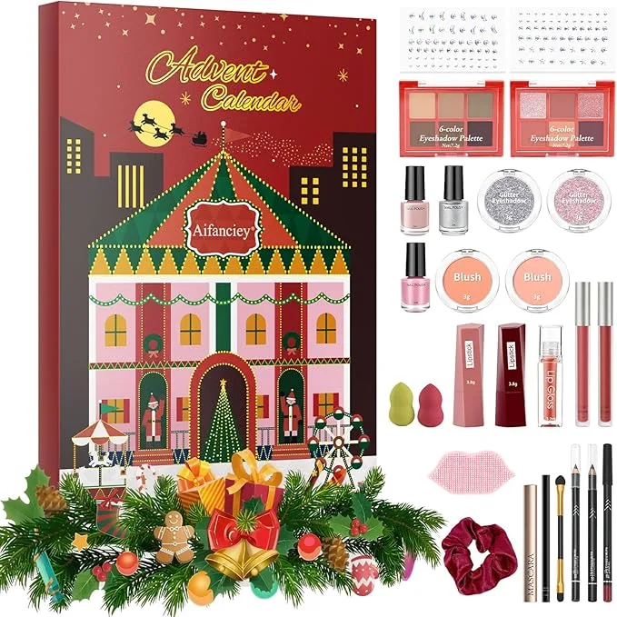 Calendario adviento maquillaje 24 días por 17.45€