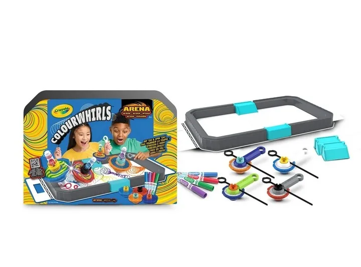 Crayola Arena de Combate con PintaPeonzas. Rotuladores Giratorios por 29.99€.