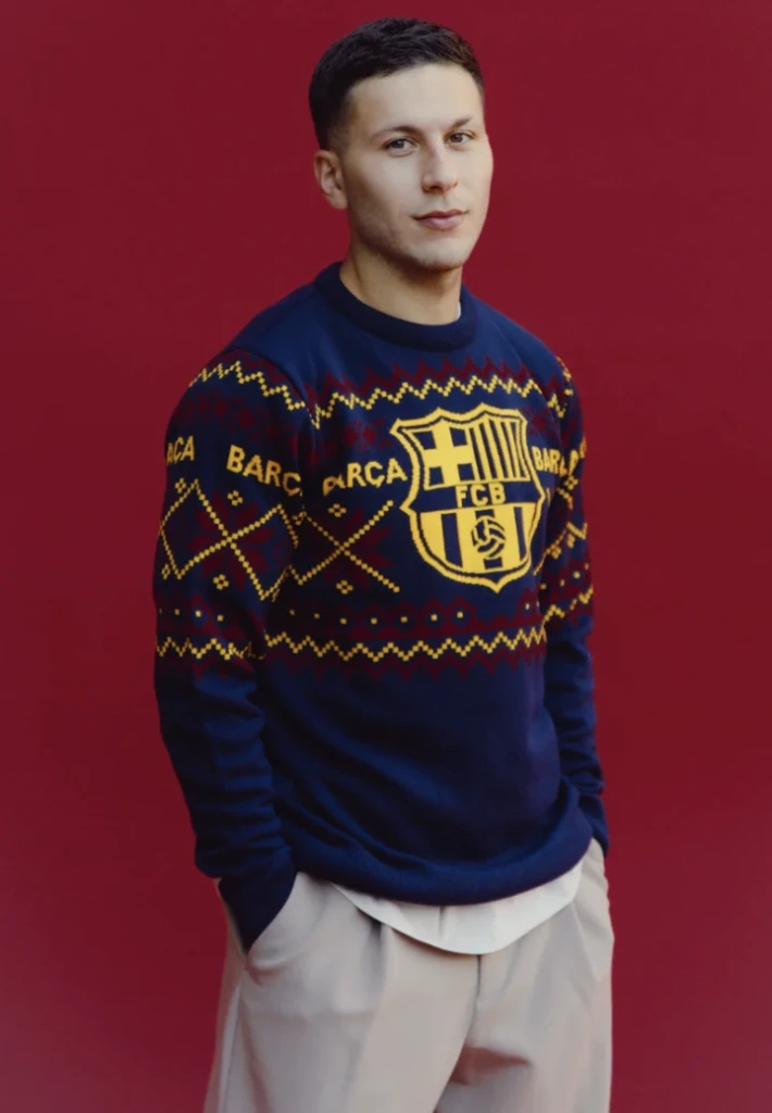 FC Barcelona Jersey Navidad Azul Marino Christmas Collection por 40€