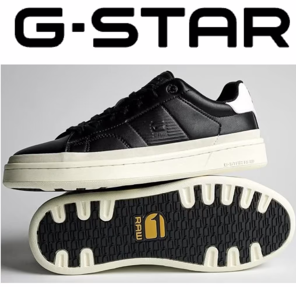 G-STAR RECRUIT III – Zapatillas hombre negras (Tb blancas)