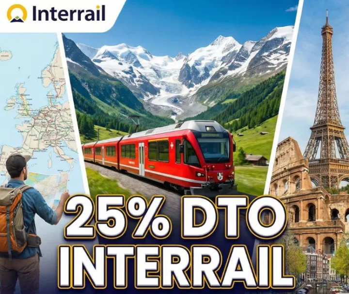 Interrail 25% descuento en Passes grandes ofertas viajes