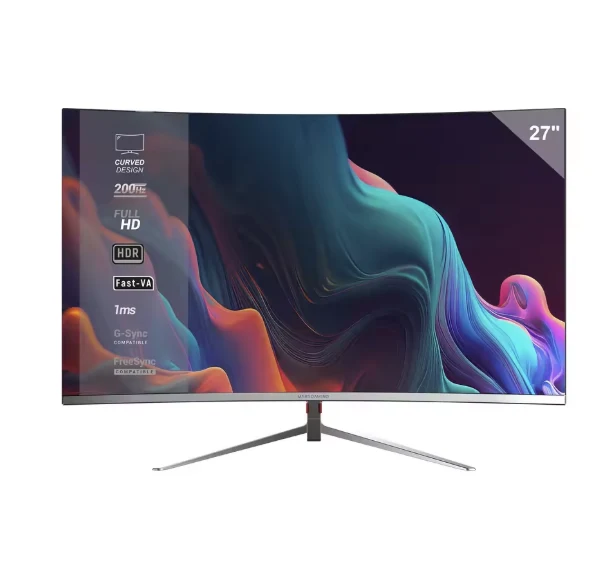 Mars Gaming MV-27C Monitor Gaming Curvo 27” FHD 200 Hz HDR10 1 ms FreeSync G-Sync