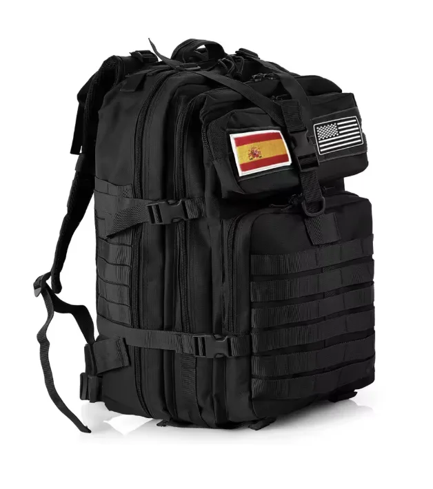 Mochila Nylon Táctica Deportiva Impermeable 25L/50L Trekking Caza Senderismo