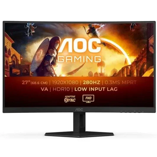 Monitor AOC C27G4ZXE 27″ LED Fast VA FullHD 280Hz 1ms Curva por 100,99€