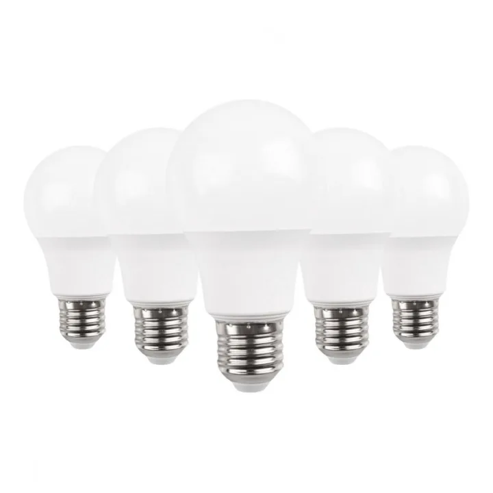 Pack 10 Bombillas LED Estándar E27 9W Equi.60W 806lm 4000K por 6.91€