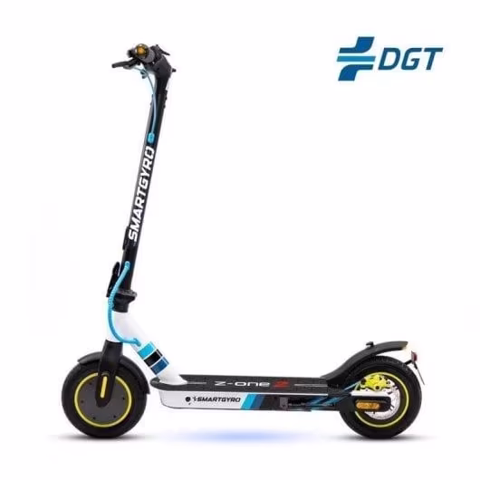 SmartGyro Z-One 2 Certificado Patinete Eléctrico 10″ 350W Azul