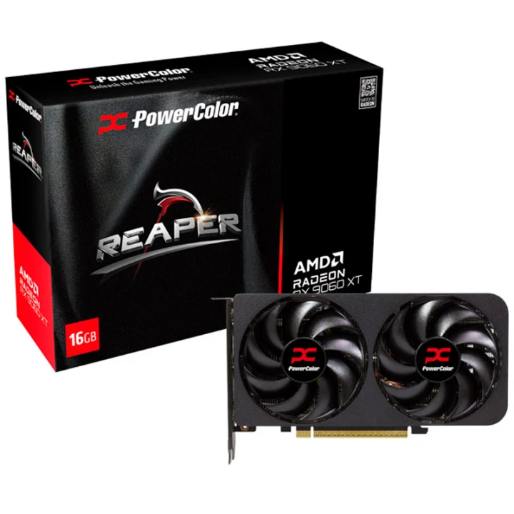 Tarjeta Gráfica Powercolor Reaper AMD Radeon RX 9060 XT 16GB GDDR6 por 349,95€