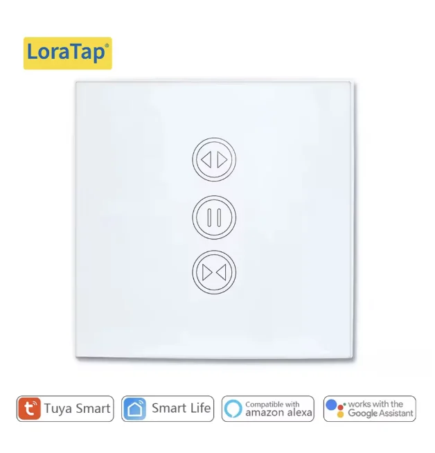 Tuya Smart Life WiFi Interruptor Cortinas Persianas Motorizadas LoraTap por 12,02€