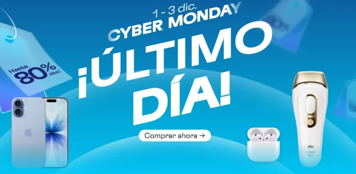 Último día Cyber Monday 80% + 72€ en cupones para tus compras Miravia grandes ofertas