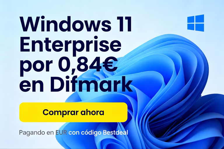 Windows 11 Enterprise licencia digital por solo 0,90€ en Difmark